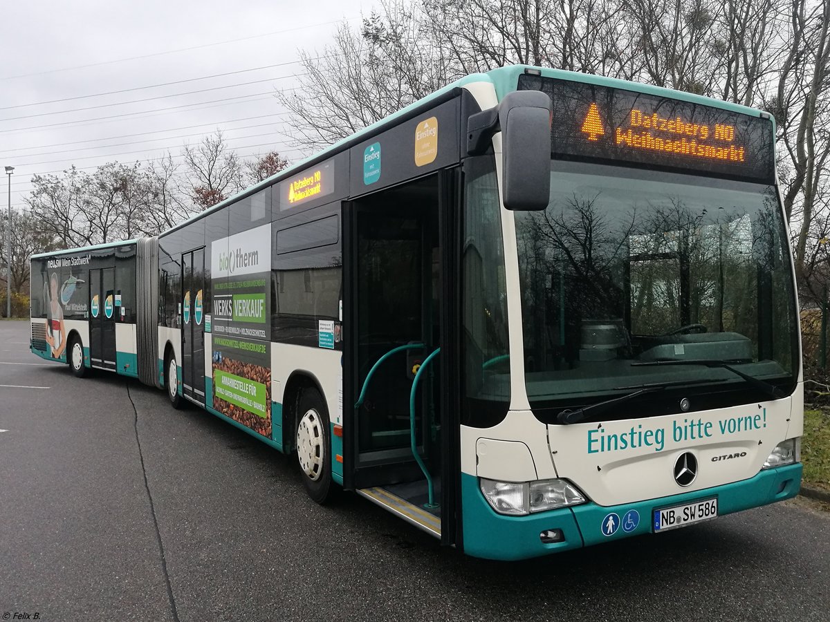 Mercedes Citaro II der Neubrandenburger Verkehrsbetriebe in Neubrandenburg.