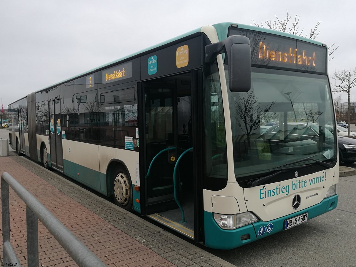 Mercedes Citaro II der Neubrandenburger Verkehrsbetriebe in Neubrandenburg.