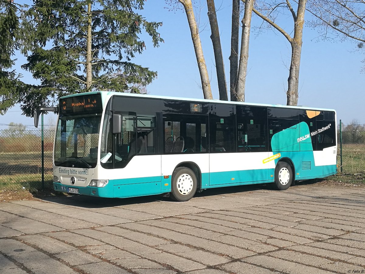 Mercedes Citaro II der Neubrandenburger Verkehrsbetriebe in Neubrandenburg.