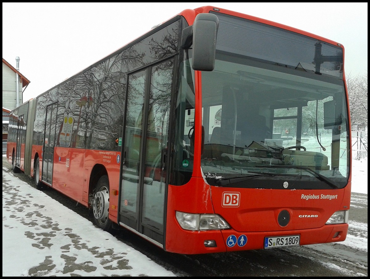 Mercedes Citaro II von Regiobus Stuttgart in Welzheim.