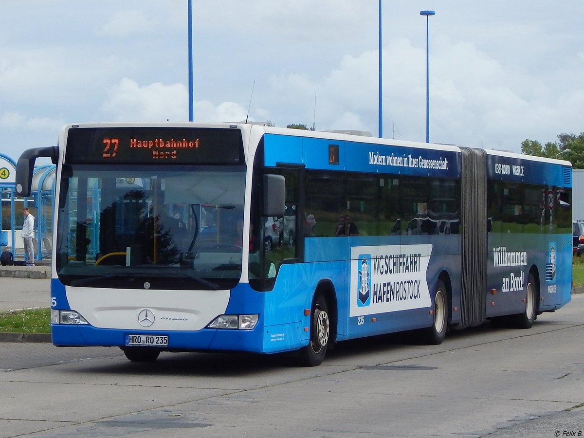 Mercedes Citaro II der Rostocker Straßenbahn AG in Rostock.