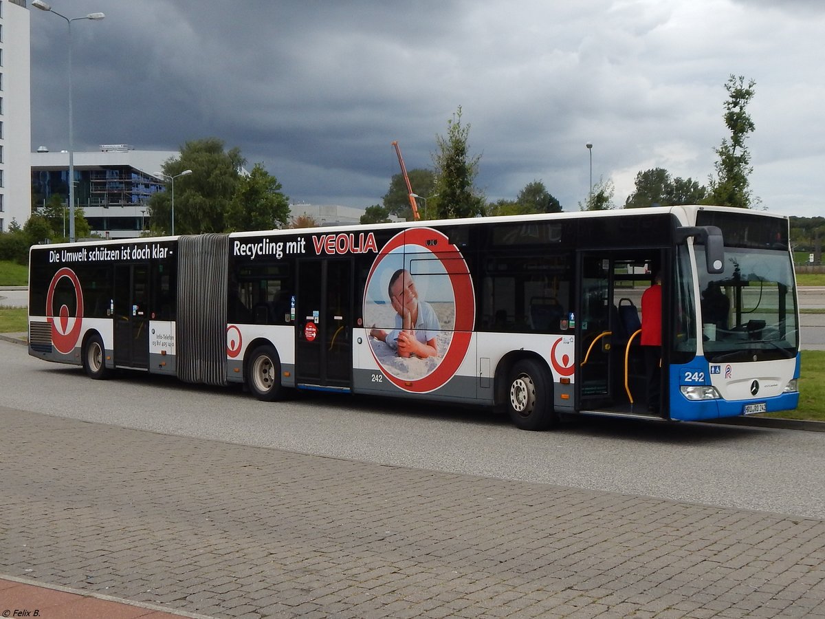 Mercedes Citaro II der Rostocker Straßenbahn AG in Rostock.