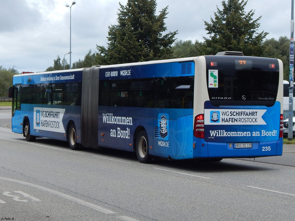 Mercedes Citaro II der Rostocker Straßenbahn AG in Rostock.