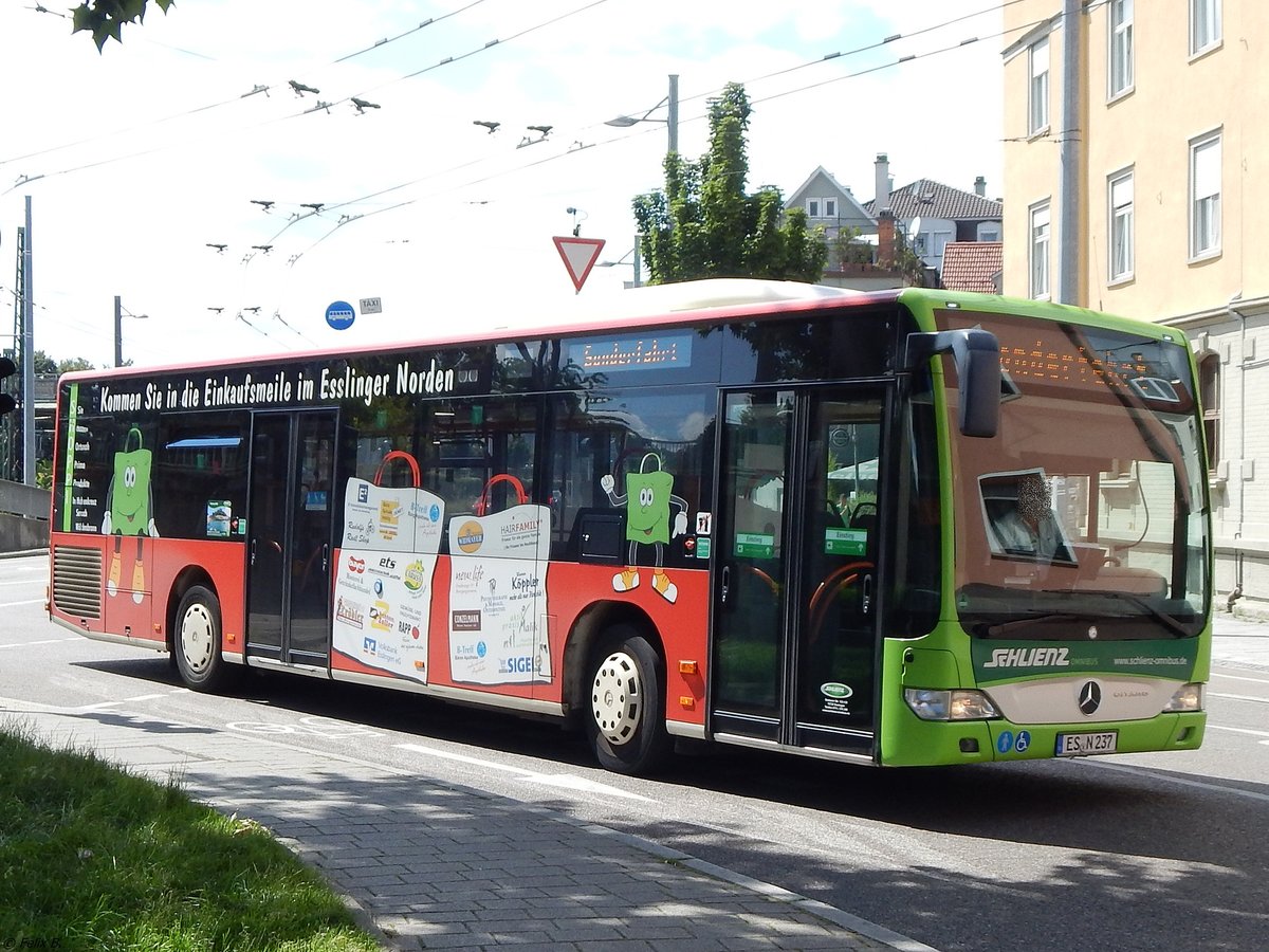 Mercedes Citaro II von Schlienz aus Deutschland in Esslingen.