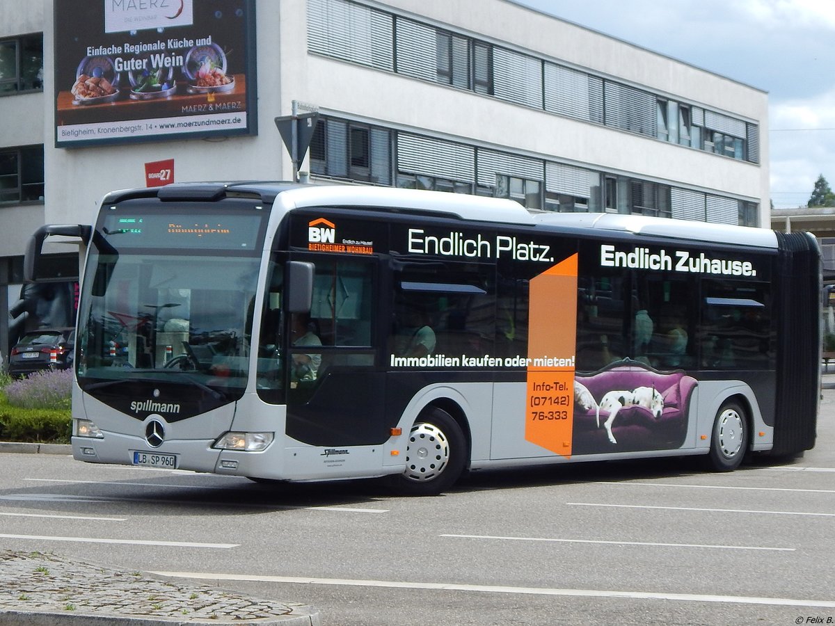 Mercedes Citaro II von Spillmann aus Deutschland in Bietigheim-Bissingen.