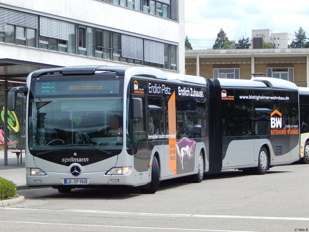 Mercedes Citaro II von Spillmann aus Deutschland in Bietigheim-Bissingen.