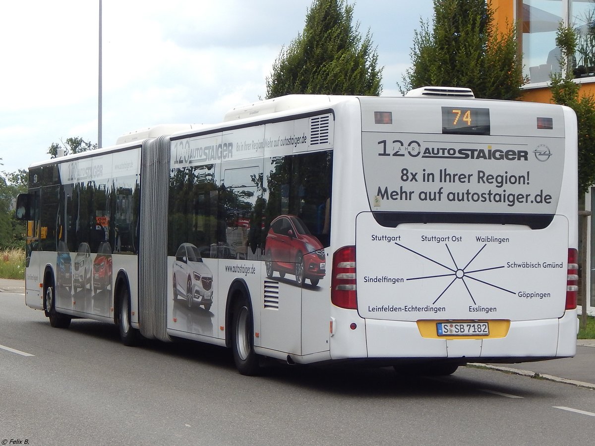 Mercedes Citaro II der SSB in Bernhausen.