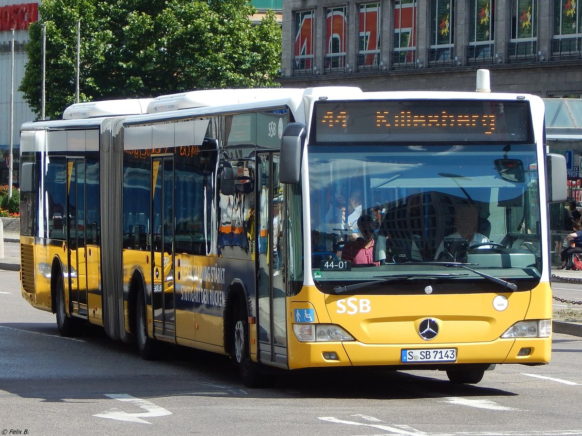 Mercedes Citaro II der SSB in Stuttgart.