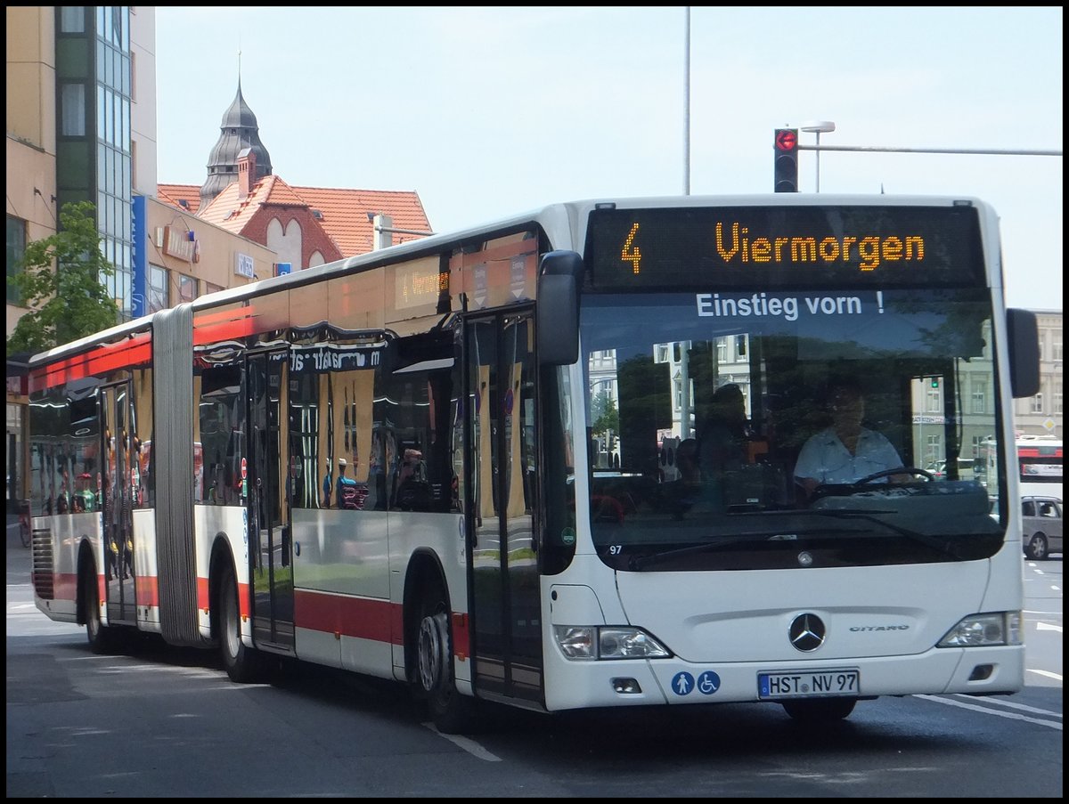 Mercedes Citaro II der Stadtwerke Stralsund in Stralsund.