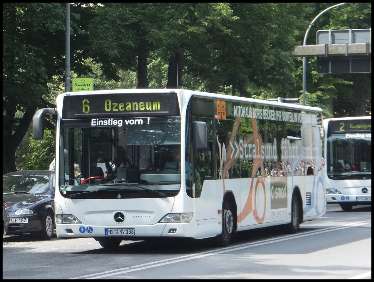 Mercedes Citaro II der Stadtwerke Stralsund in Stralsund.