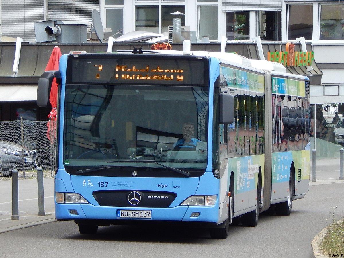 Mercedes Citaro II der SWU in Ulm.