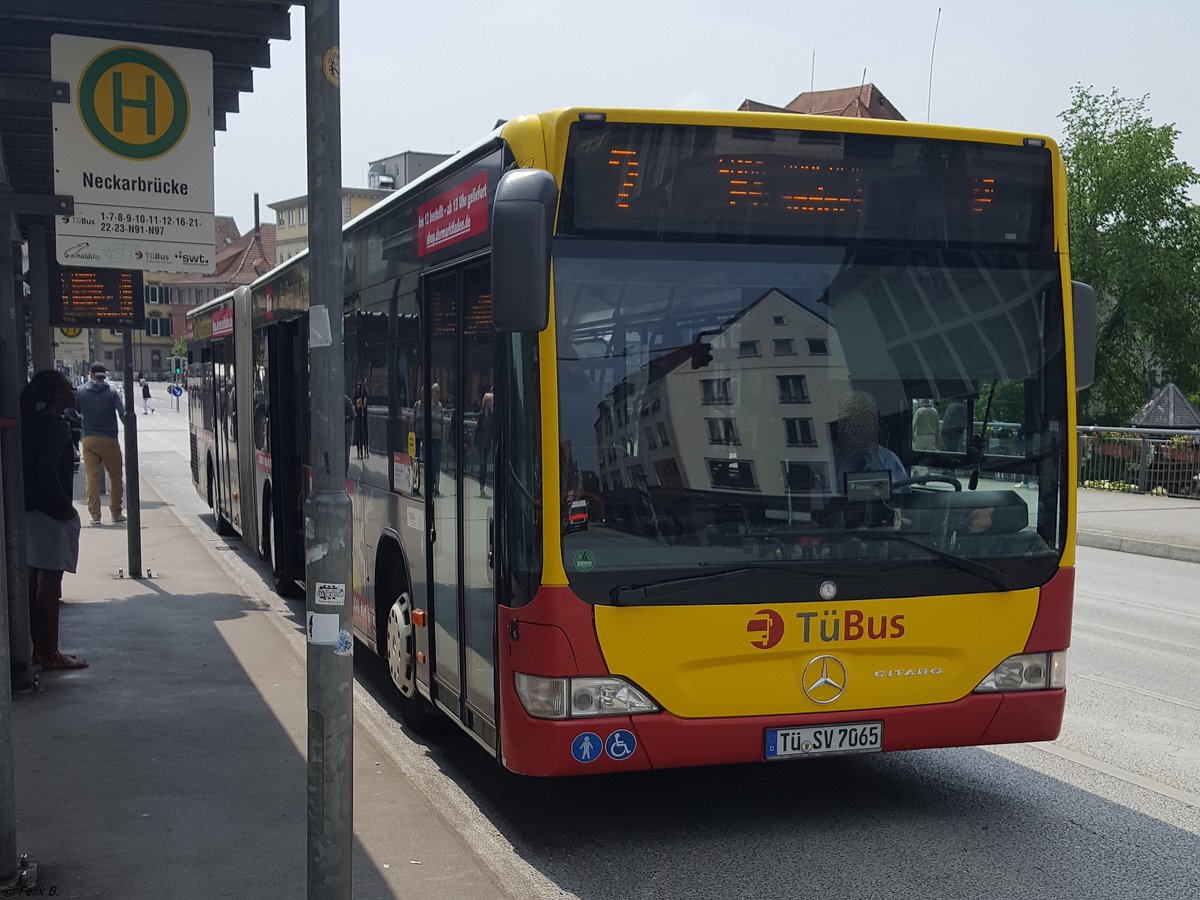 Mercedes Citaro II von TüBus in Tübingen.