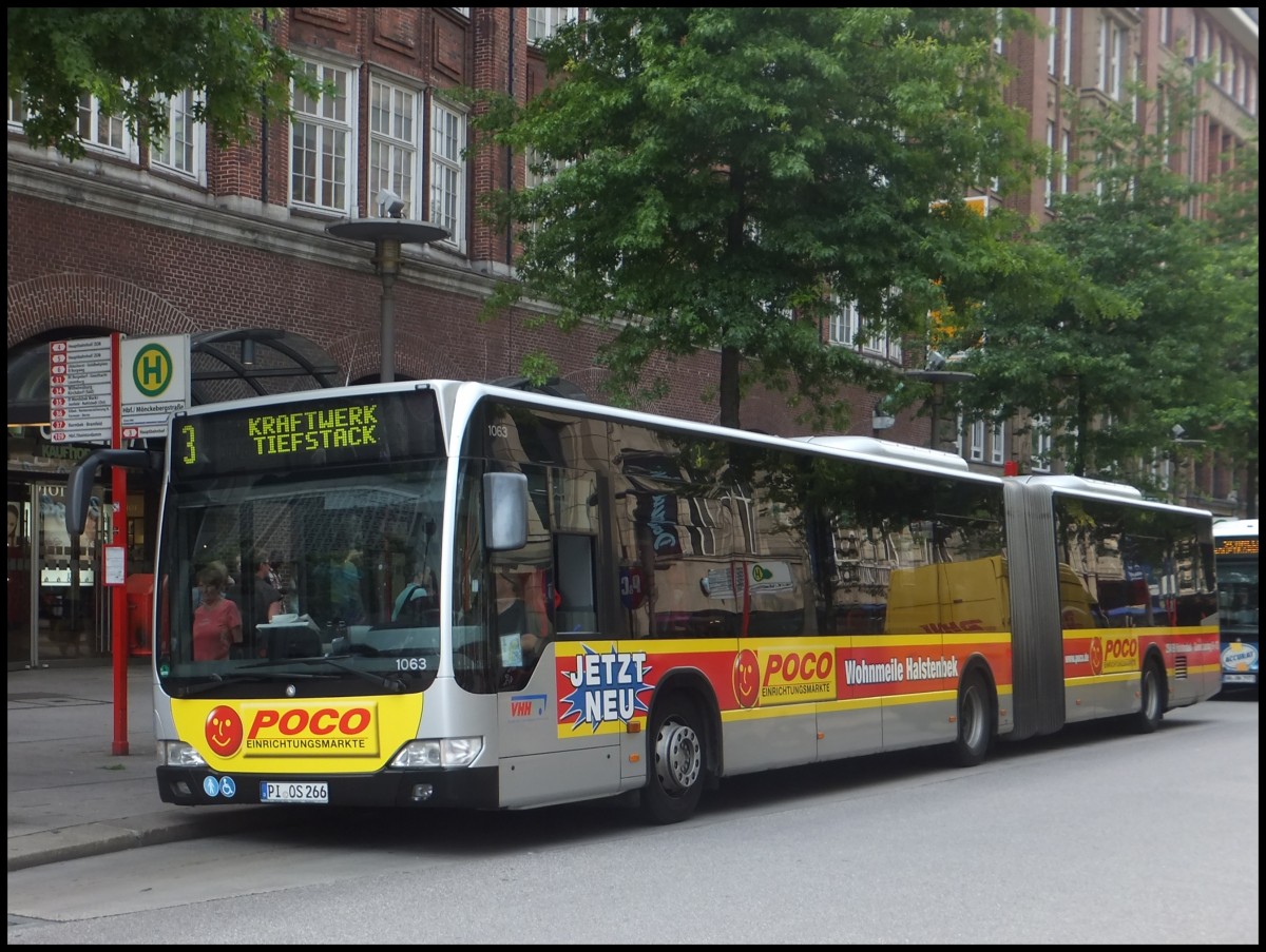 Mercedes Citaro II der VHH-PVG in Hamburg.