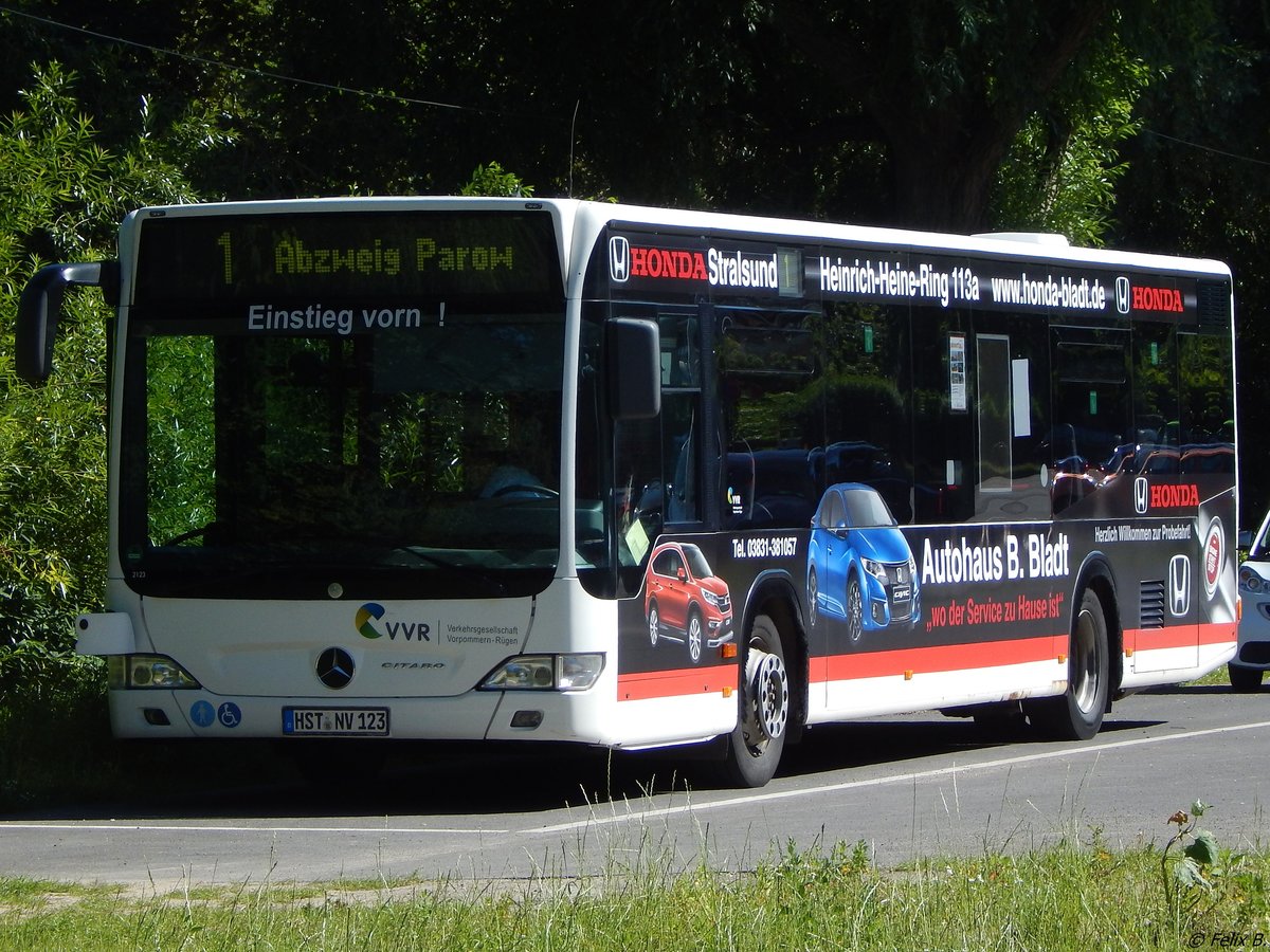 Mercedes Citaro II der VVR in Stralsund.