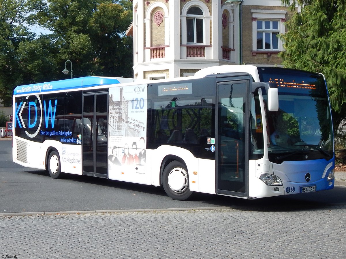 Mercedes Citaro III von Becker-Strelitz Reisen aus Deutschland in Neustrelitz. 