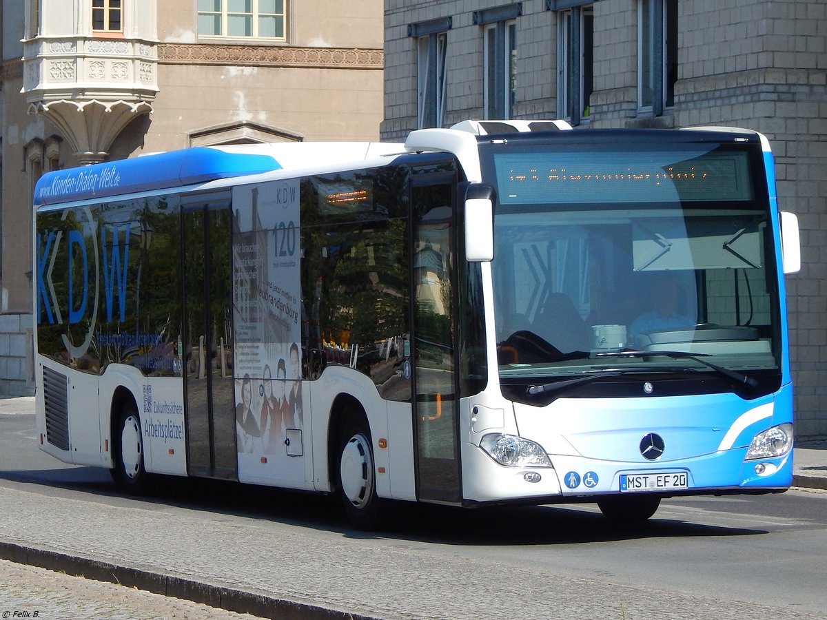 Mercedes Citaro III von Becker-Strelitz Reisen aus Deutschland in Neustrelitz. 