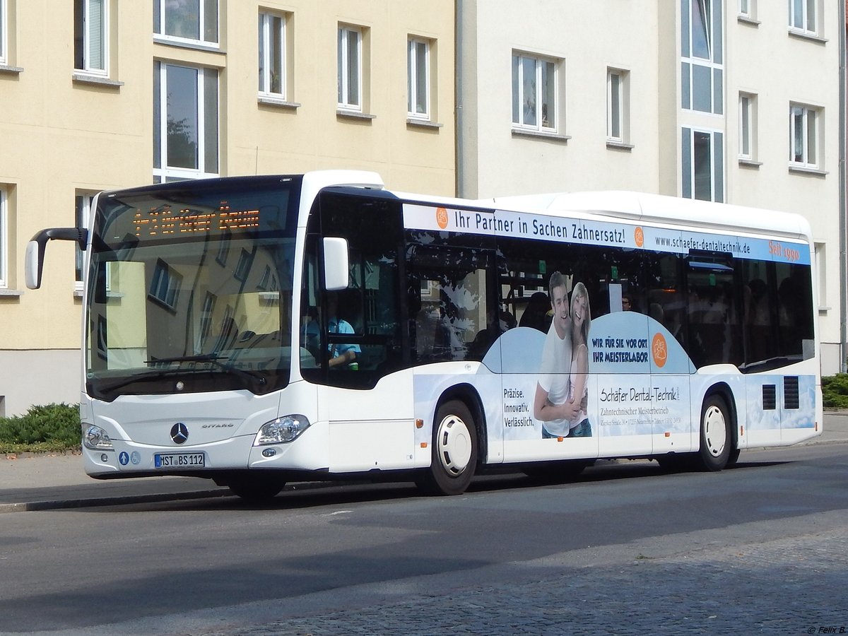 Mercedes Citaro III von Becker-Strelitz Reisen aus Deutschland in Neustrelitz. 