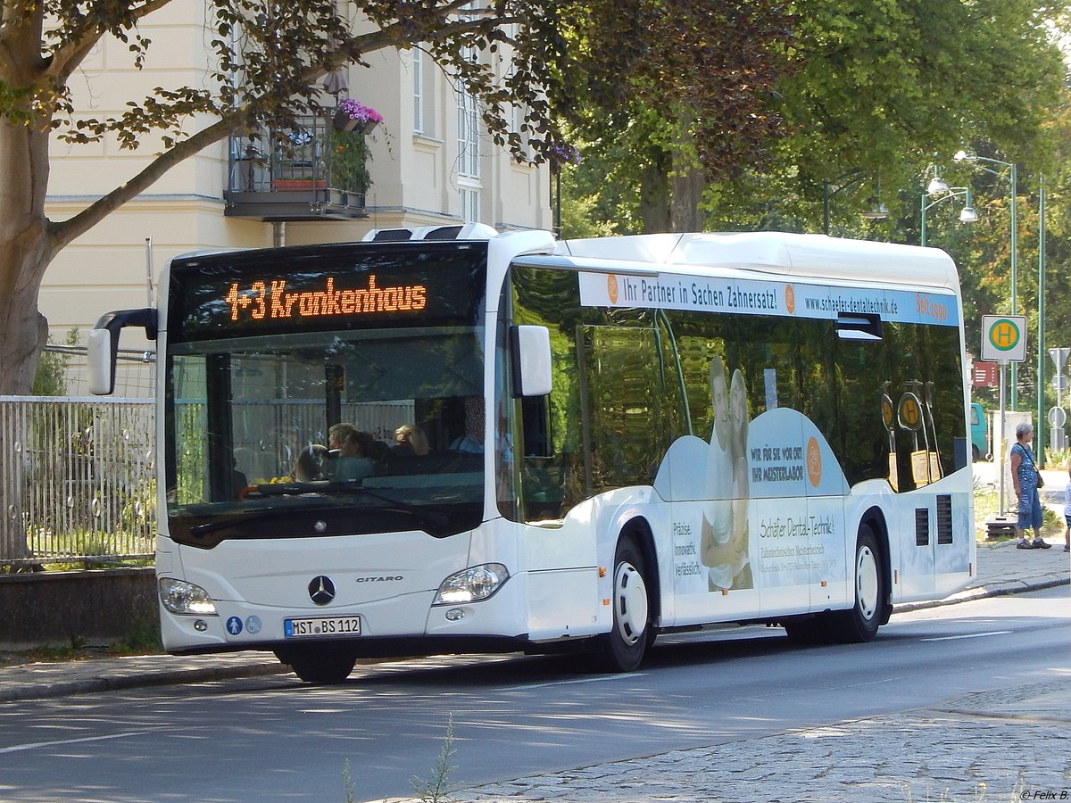 Mercedes Citaro III von Becker-Strelitz Reisen aus Deutschland in Neustrelitz. 