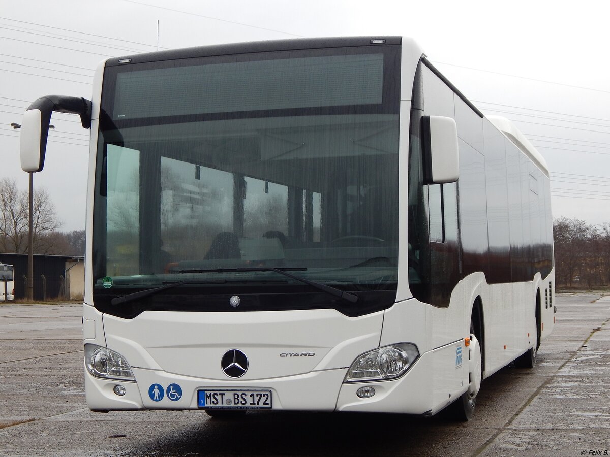 Mercedes Citaro III von Becker-Strelitz Reisen aus Deutschland in Neubrandenburg.