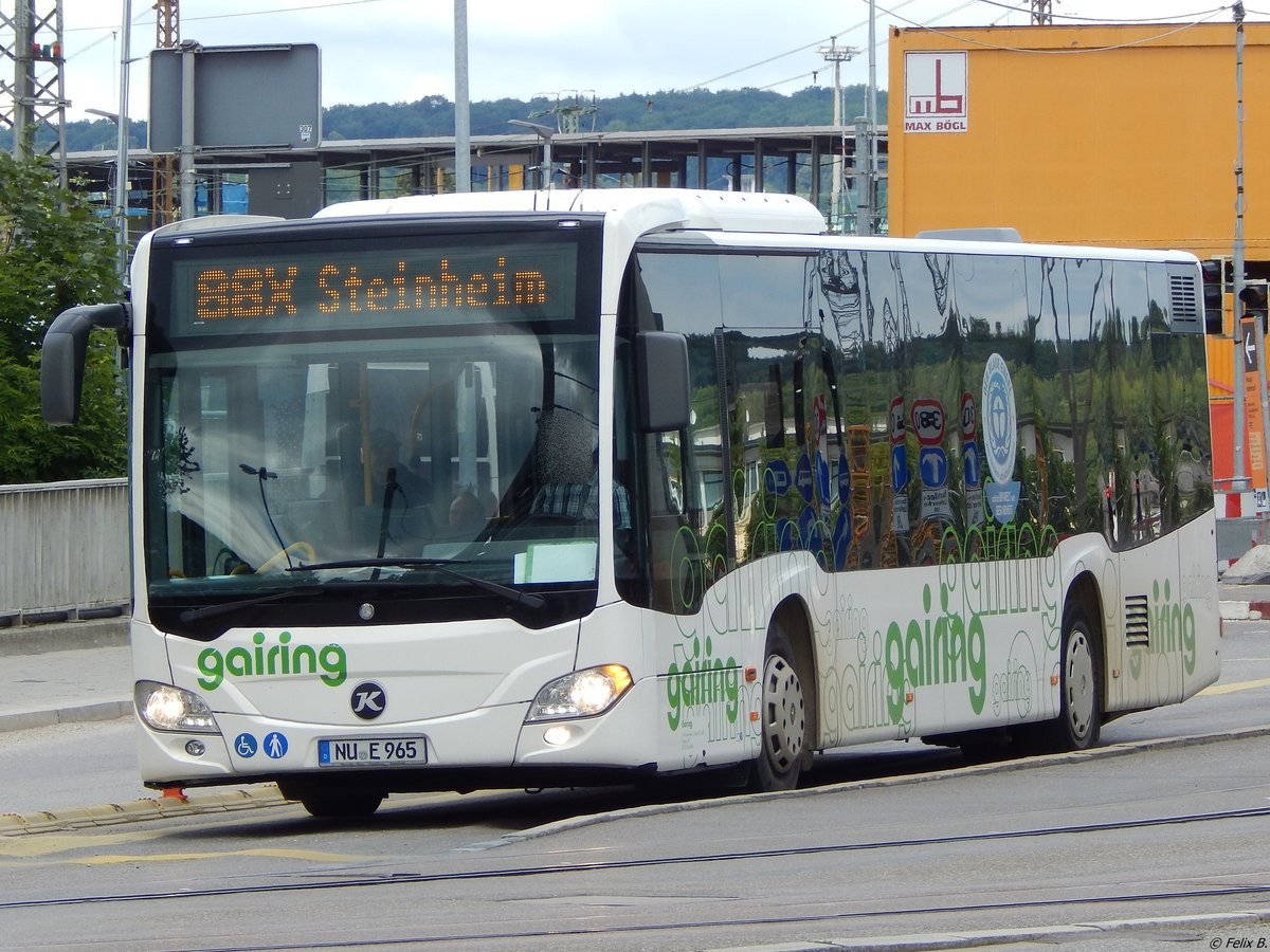 Mercedes Citaro III von Gairing aus Deutschland in Ulm.