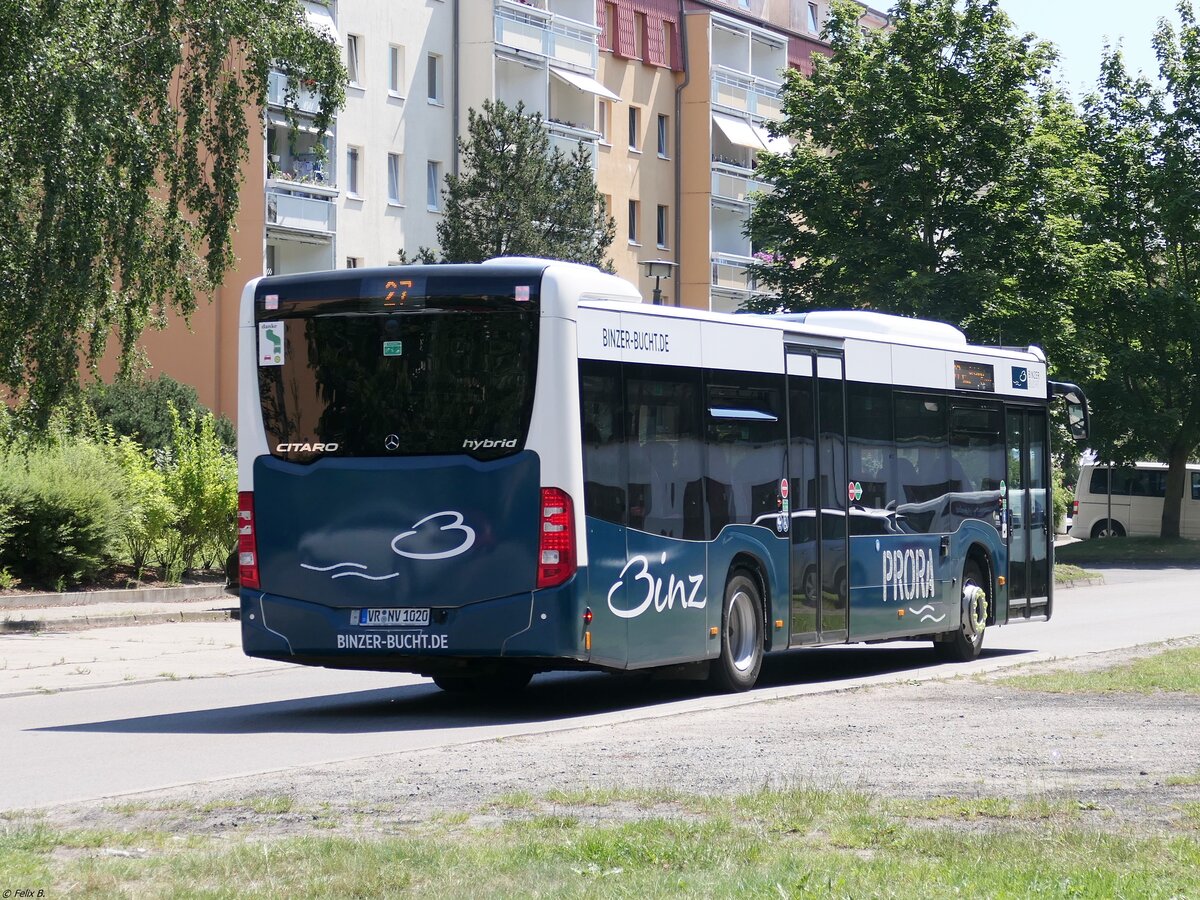 Mercedes Citaro III Hybrid der VVR in Binz.