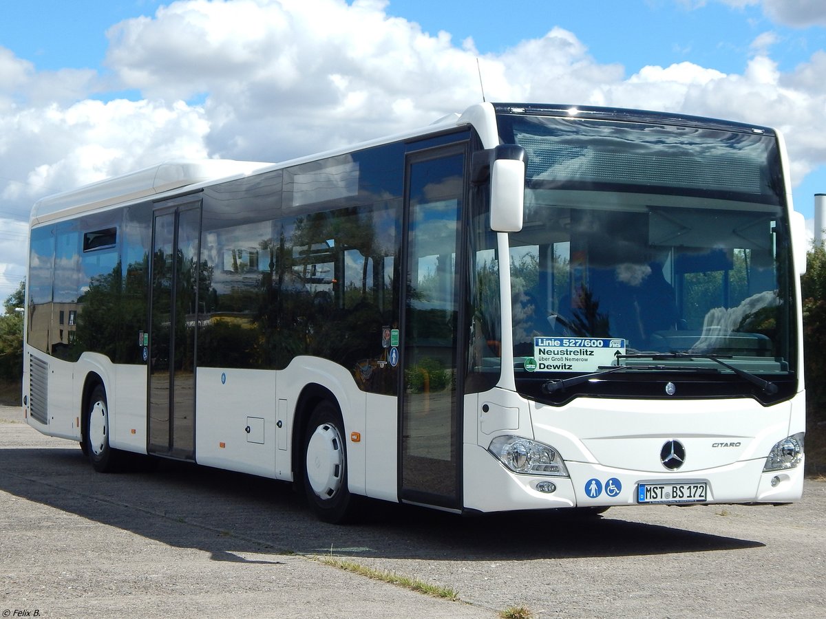 Mercedes Citaro III LE Ü von Becker-Strelitz Reisen aus Deutschland in Neubrandenburg.