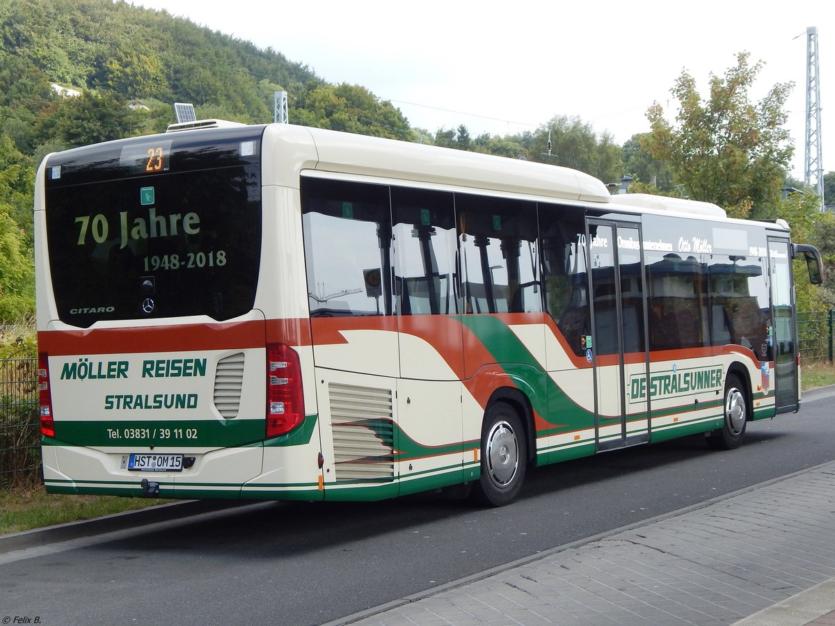 Mercedes Citaro III LE Ü von De Stralsunner aus Deutschland in Sassnitz.