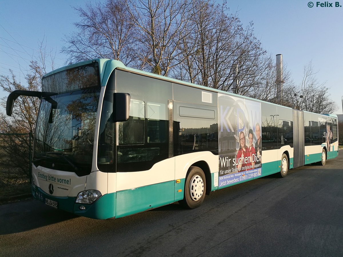 Mercedes Citaro III der Neubrandenburger Verkehrsbetriebe in Neubrandenburg.