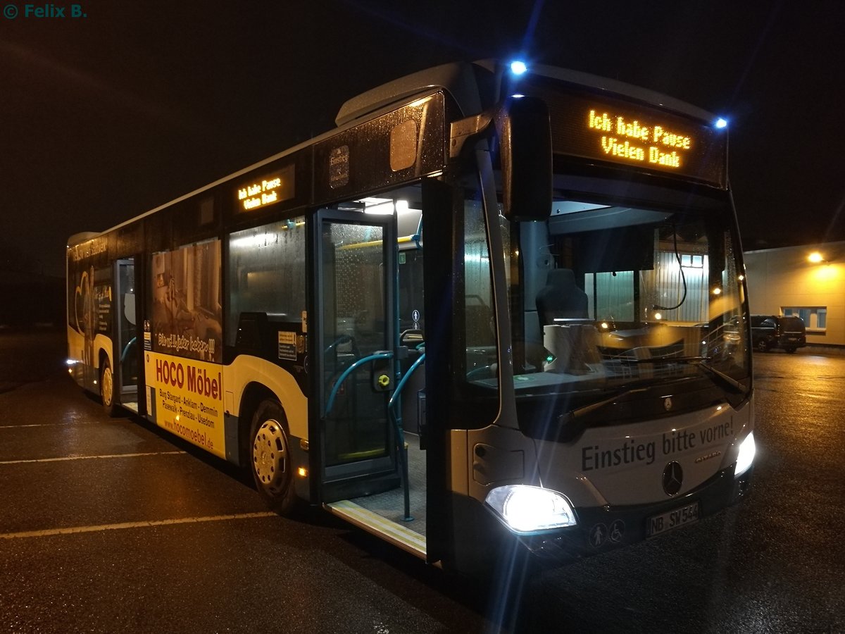 Mercedes Citaro III der Neubrandenburger Verkehrsbetriebe in Neubrandenburg.