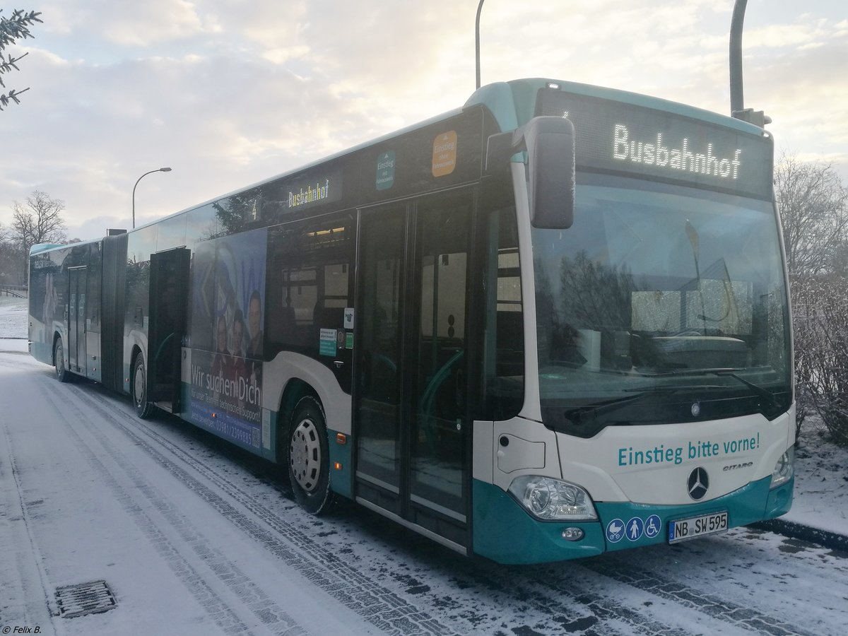 Mercedes Citaro III der Neubrandenburger Verkehrsbetriebe in Neubrandenburg.