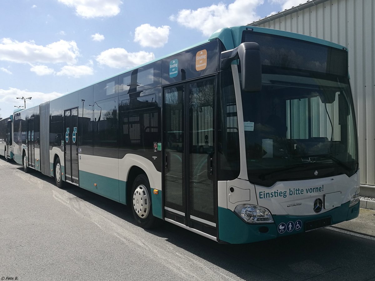 Mercedes Citaro III der Neubrandenburger Verkehrsbetriebe in Neubrandenburg.