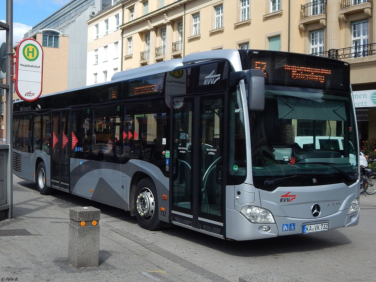 Mercedes Citaro III der Verkehrsbetriebe Karlsruhe in Karlsuhe.