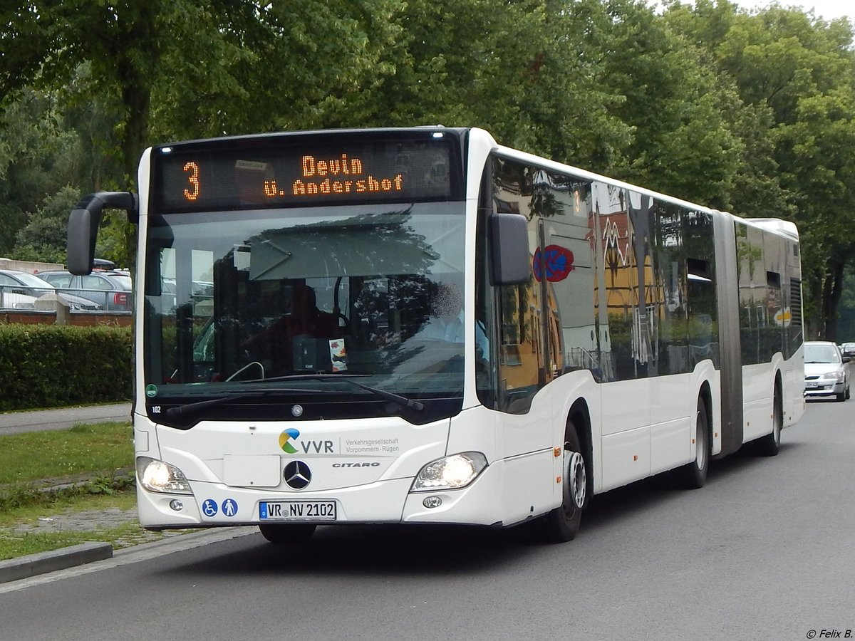 Mercedes Citaro III der VVR in Stralsund.