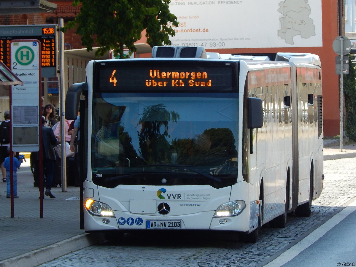 Mercedes Citaro III der VVR in Stralsund.