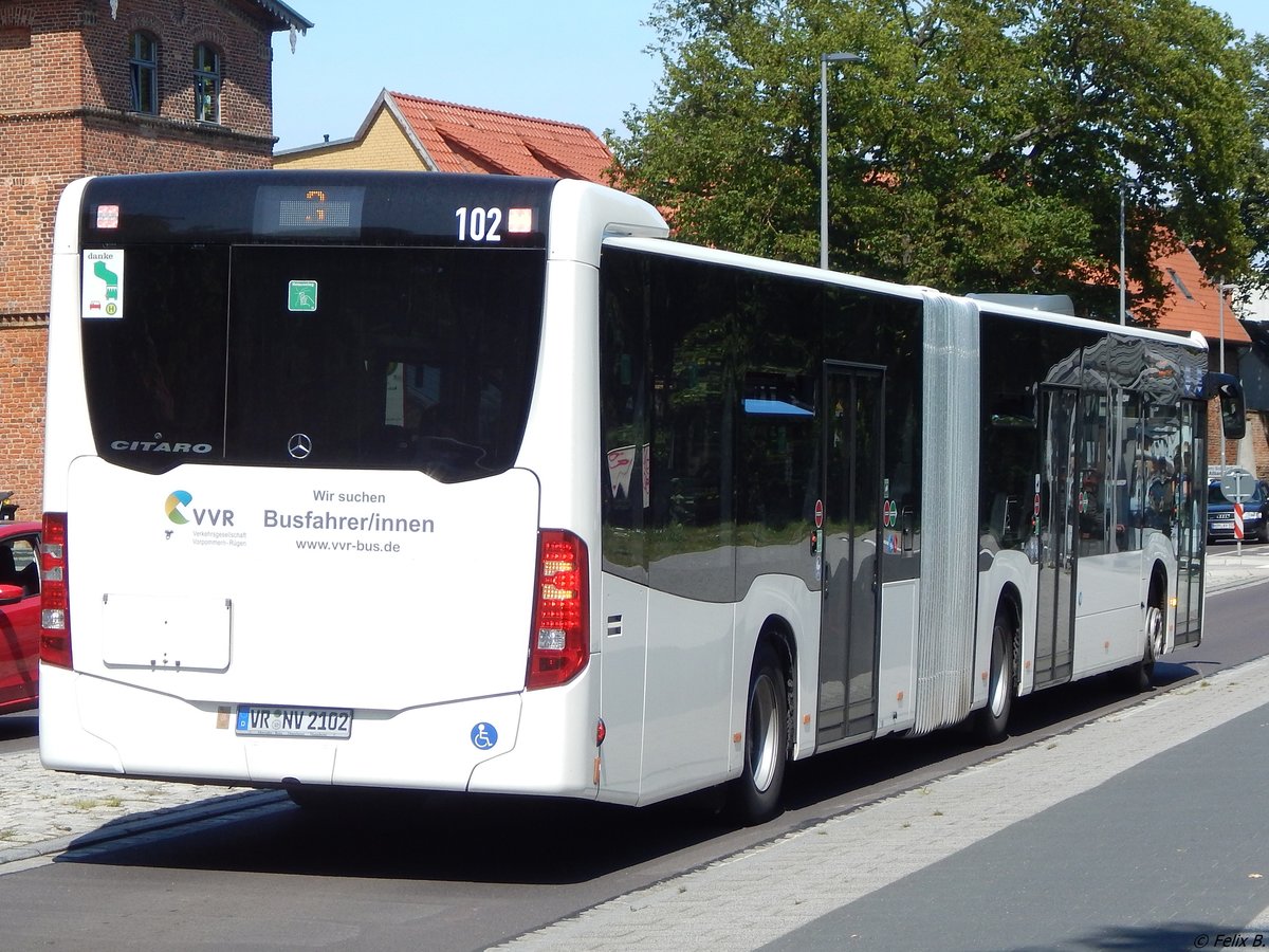 Mercedes Citaro III der VVR in Stralsund.