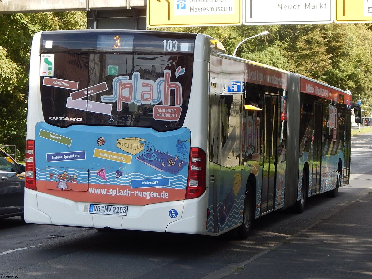 Mercedes Citaro III der VVR in Stralsund.