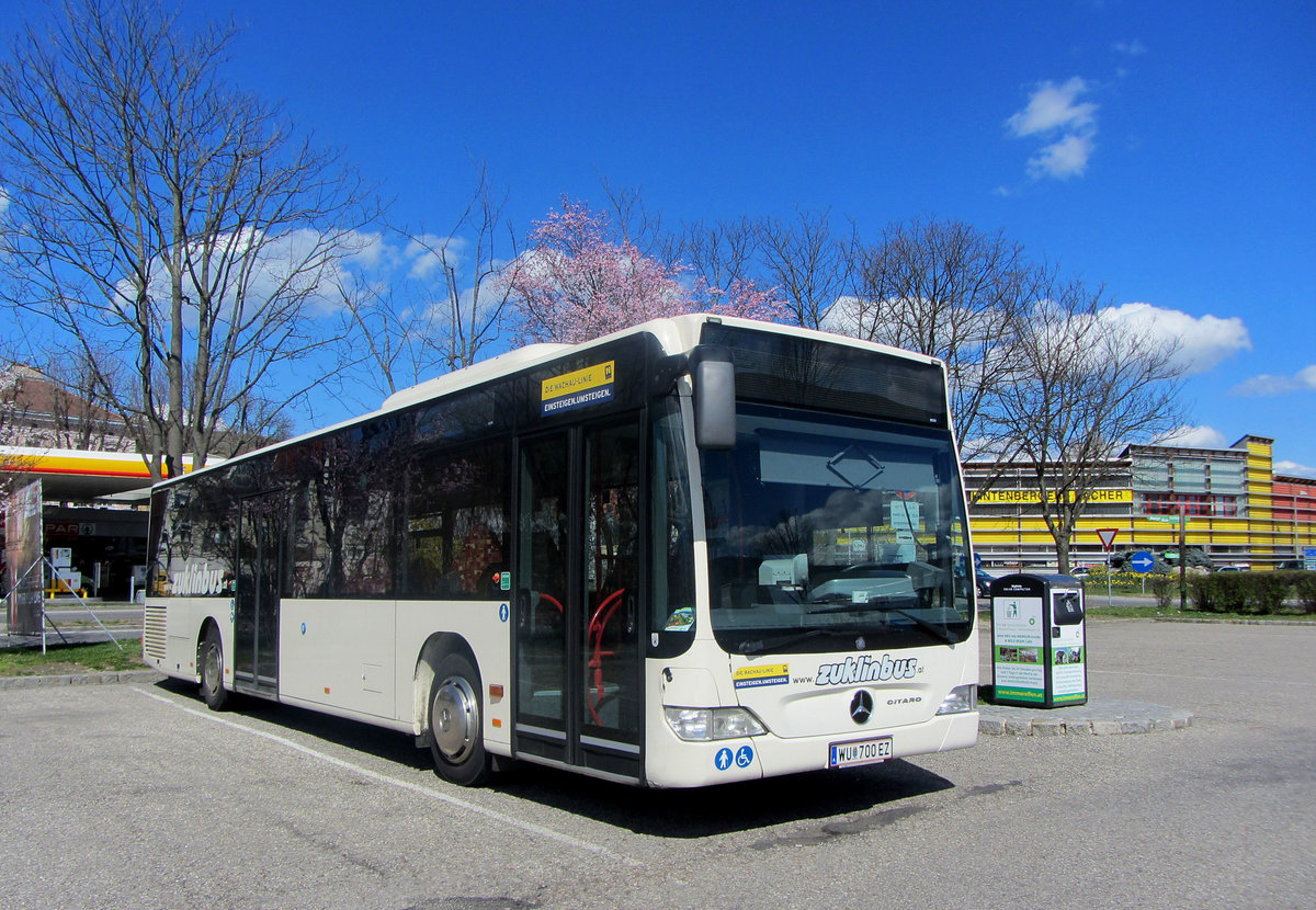 Mercedes Citaro von Zuklinbus aus Nieder�sterreich in Krems gesehen.