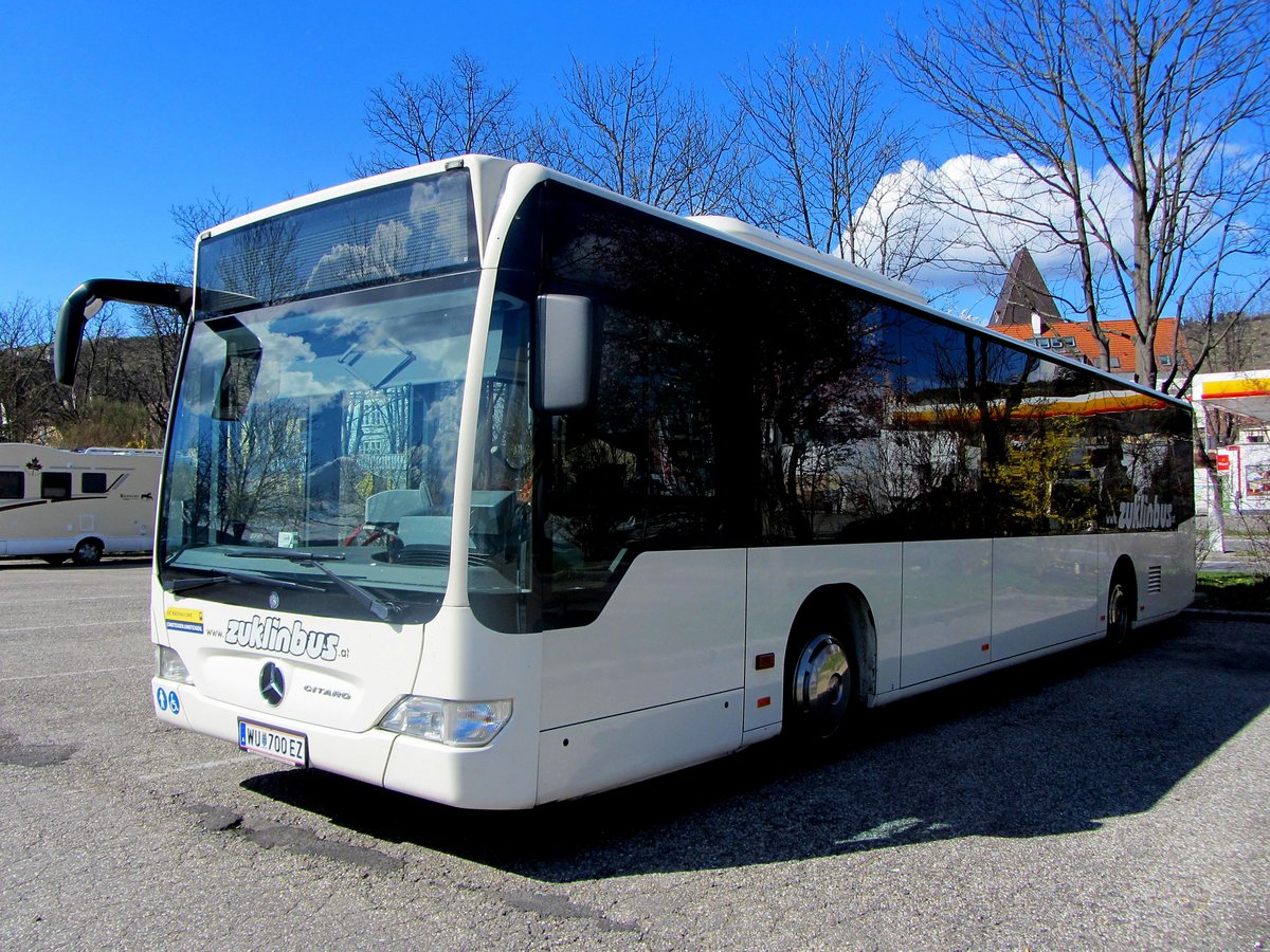 Mercedes Citaro von Zuklinbus aus Nieder�sterreich in Krems gesehen.