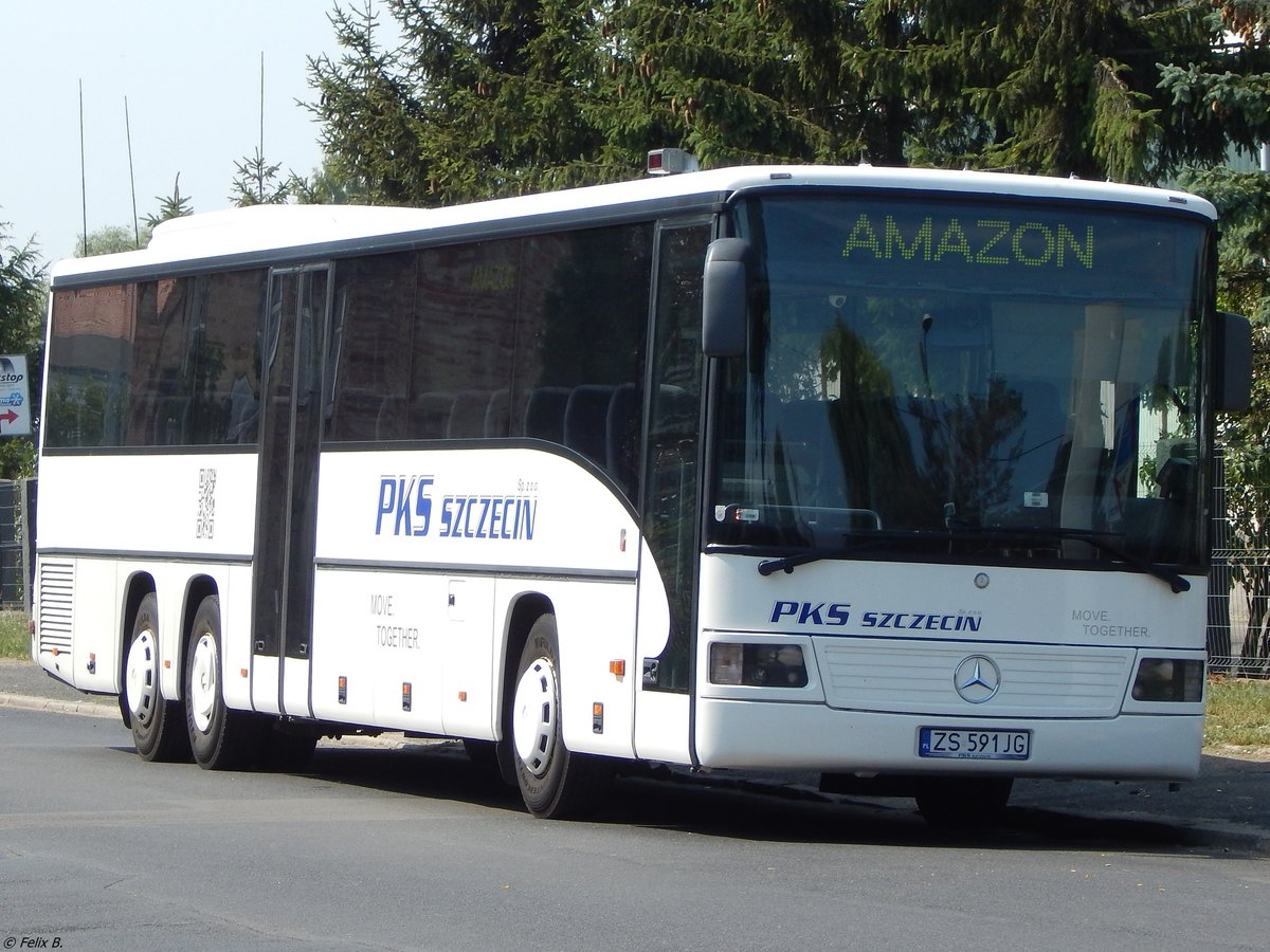 Mercedes Integro von PKS Szczecin aus Polen in Stettin.