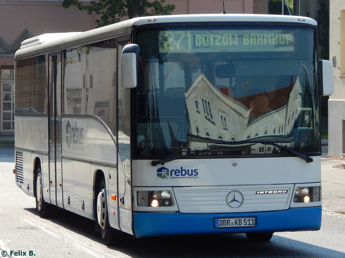 Mercedes Integro von Regionalbus Rostock in Güstrow.