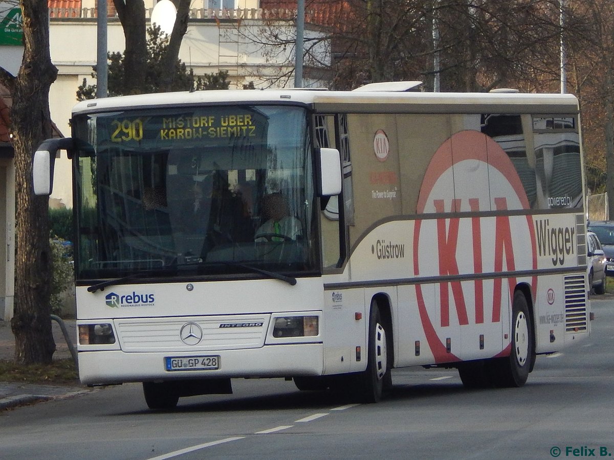 Mercedes Integro von Regionalbus Rostock in Gstrow.