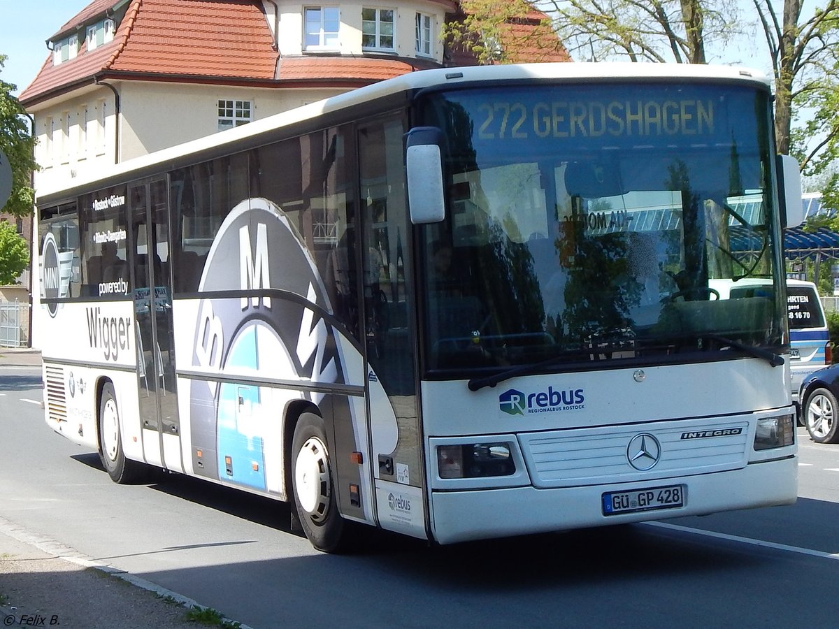 Mercedes Integro von Regionalbus Rostock in Güstrow.