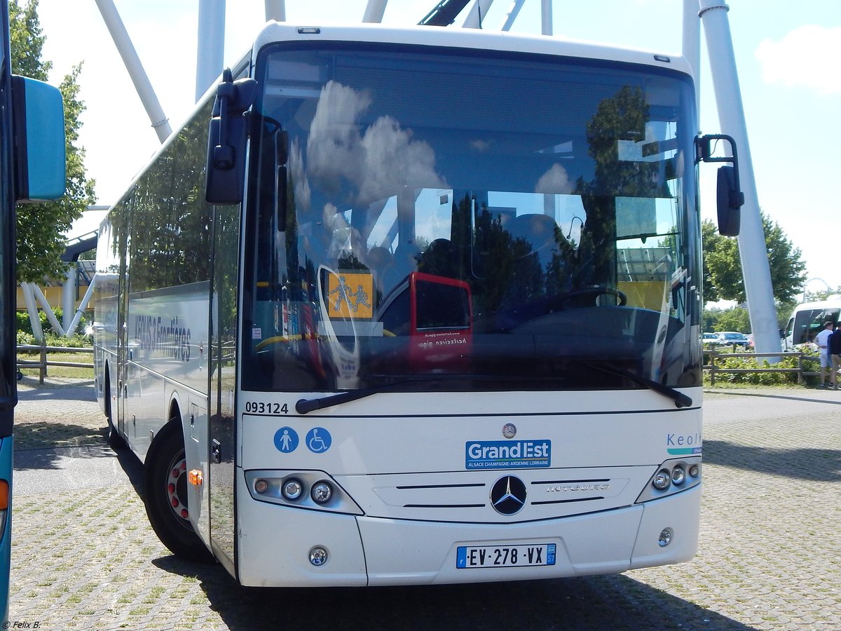 Mercedes Intouro von Keolis 3 Frontires aus Frankreich am Europapark Rust.