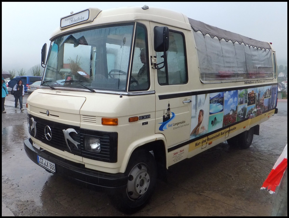 Mercedes O 309 von Salza-Tours aus Deutschland in Lengenfeld.