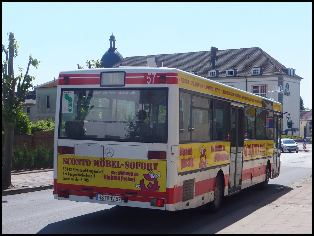 Mercedes O 405 der VVR in Sassnitz.