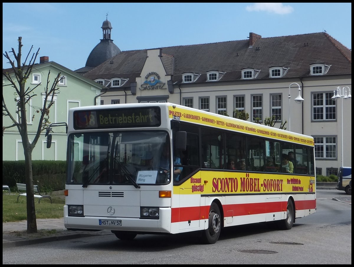 Mercedes O 405 der VVR in Sassnitz.