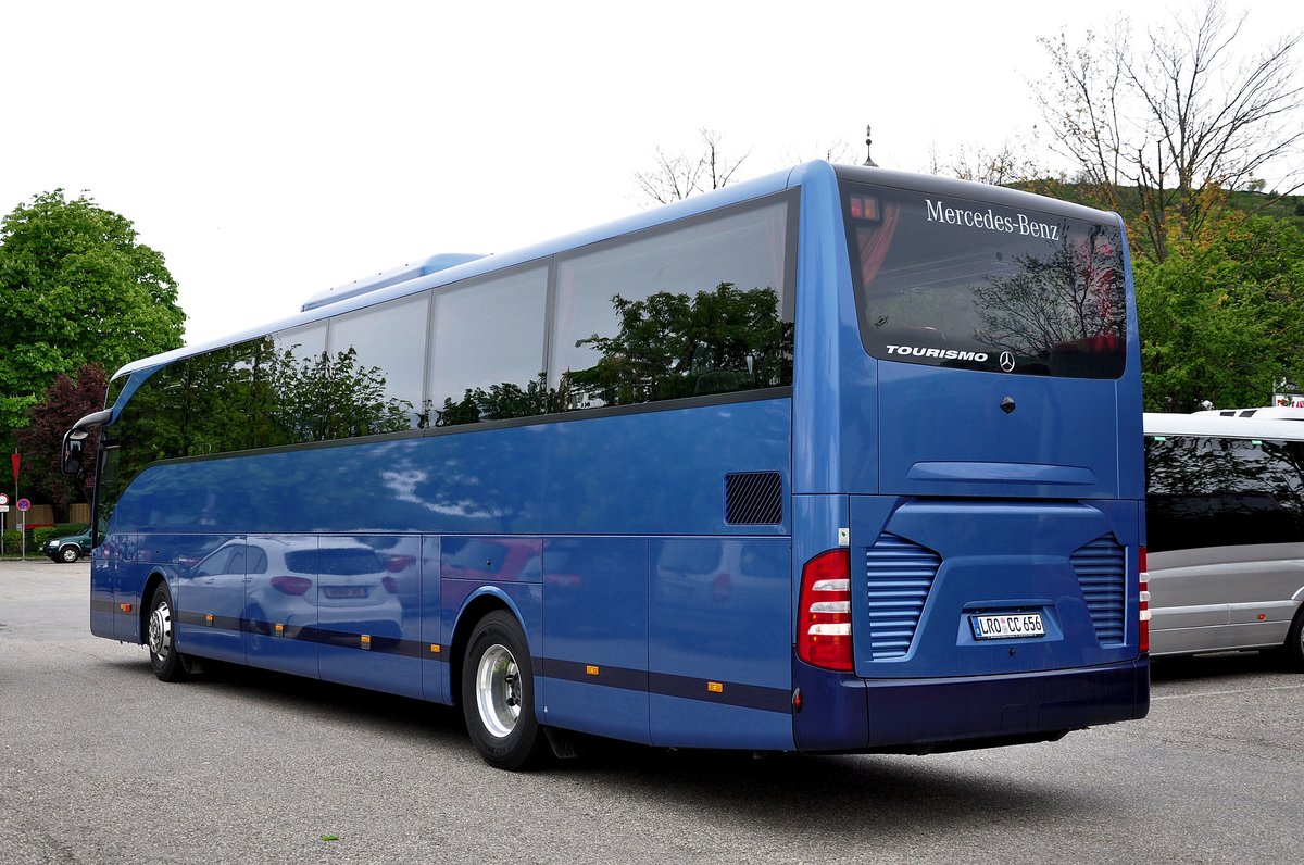 Mercedes Tourismo aus der BRD in Krems gesehen.