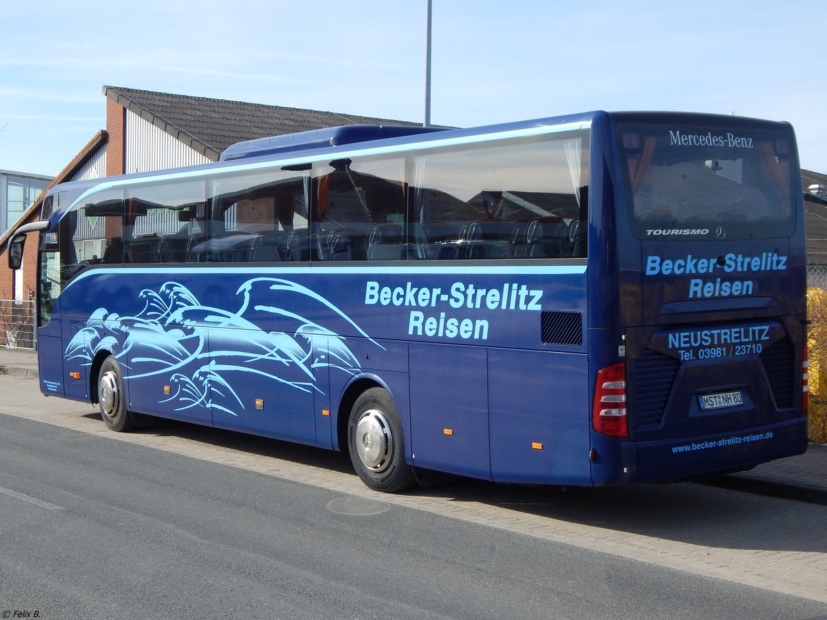 Mercedes Tourismo von Becker-Strelitz Reisen aus Deutschland in Waren.