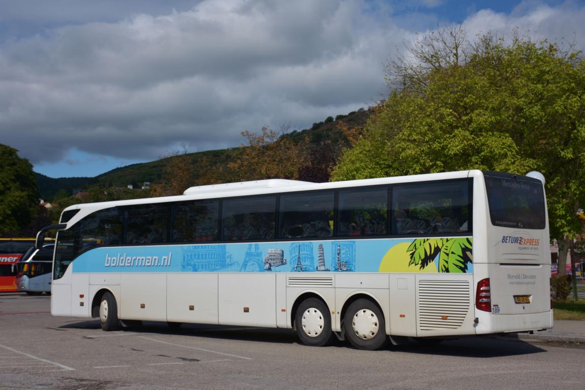 Mercedes Tourismo von Boldermann Reisen nl. 2017 in Krems.