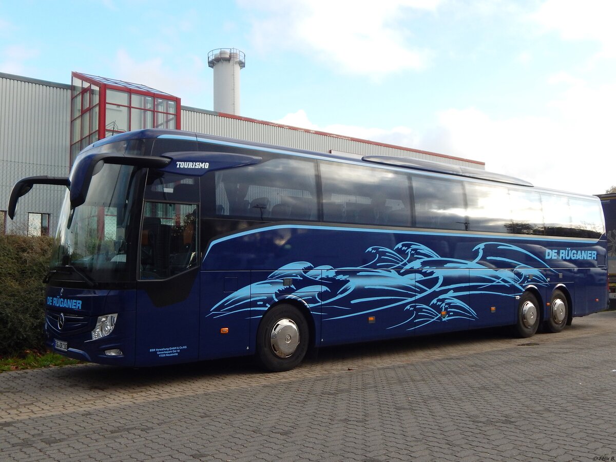 Mercedes Tourismo von De Rganer aus Deutschland in Neubrandenburg. 